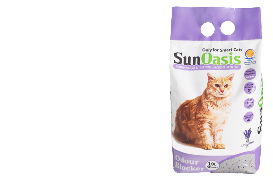 Cat litter - Creature Oasis Crystal Cat Litter with Lavender - Creatures  Oasis - the best pet store in Dubai